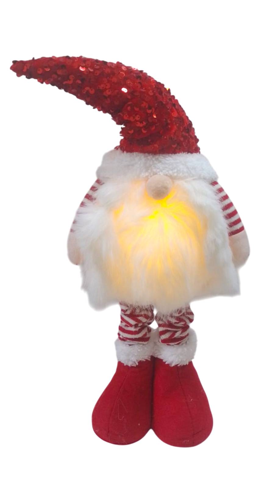 PAPAI NOEL C/LUZ EM PE 50CM